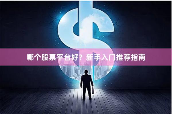 哪个股票平台好？新手入门推荐指南