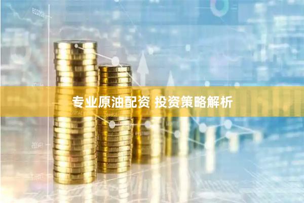 专业原油配资 投资策略解析